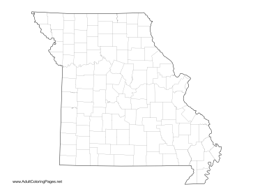 Missouri coloring page