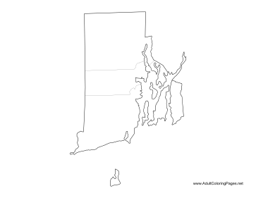 Rhode Island coloring page