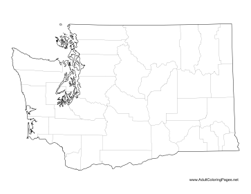 Washington coloring page