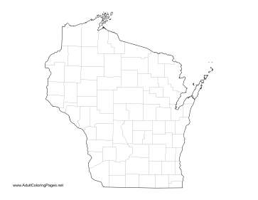Wisconsin coloring page