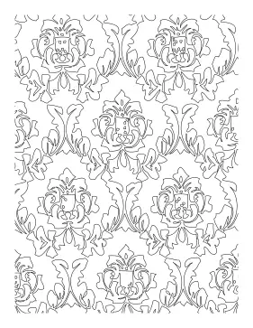 Crest coloring page