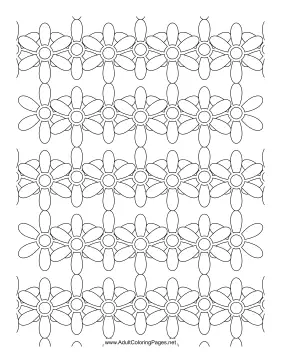 Daisy Chain coloring page