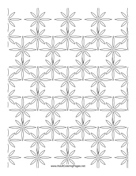 Floral Band coloring page
