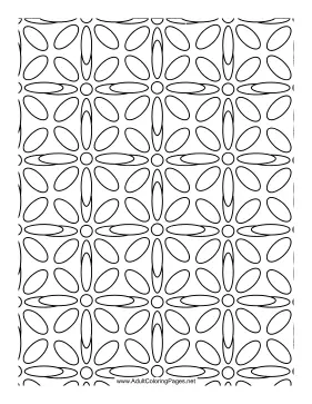Overlaid coloring page