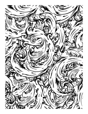 Swirl coloring page