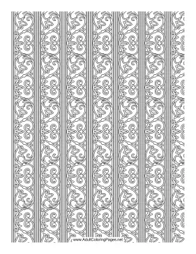 Trellis coloring page