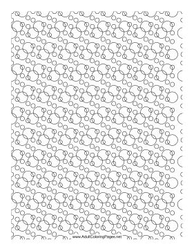 Bubbles coloring page