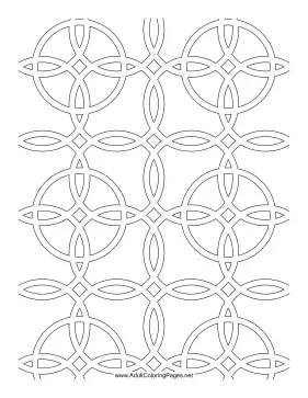 Melded coloring page