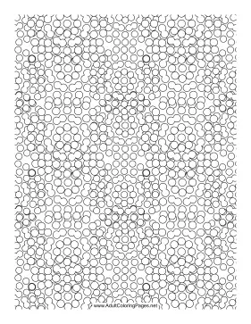 Melting coloring page