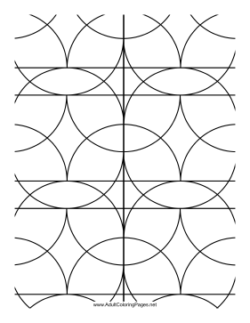 Ovals coloring page